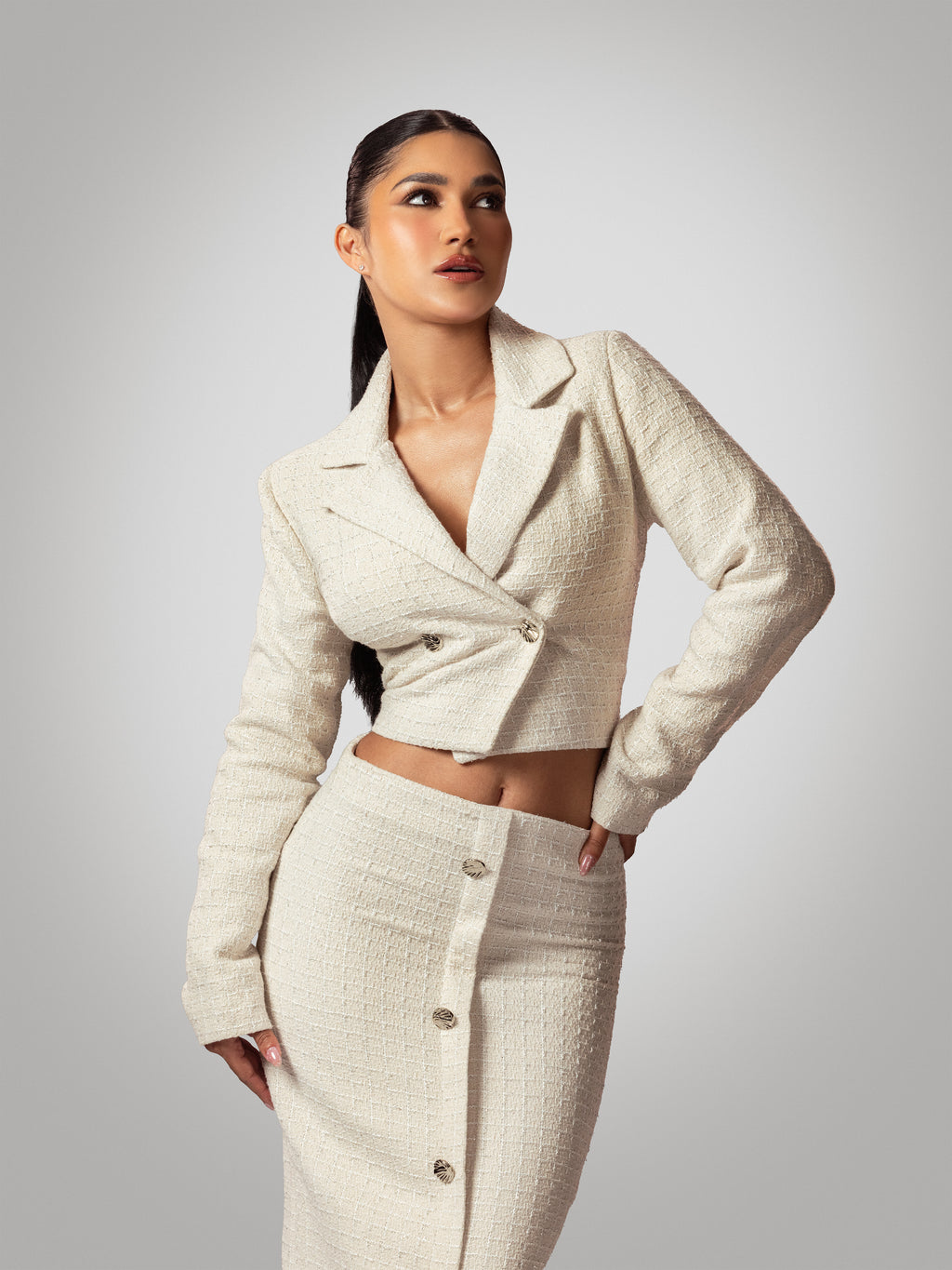 Beige Elegant Formal