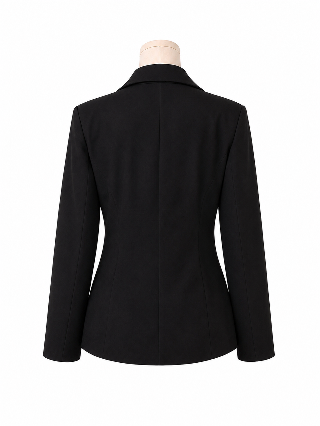 Noir Button Blazer