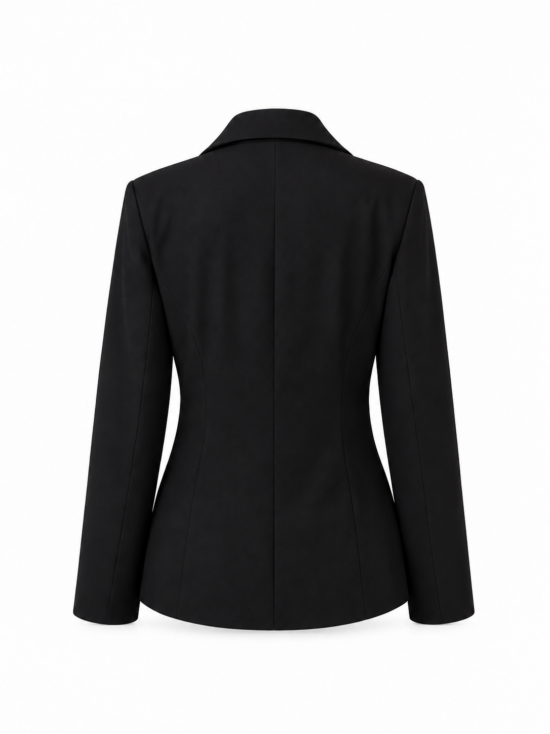 Noir Button Blazer